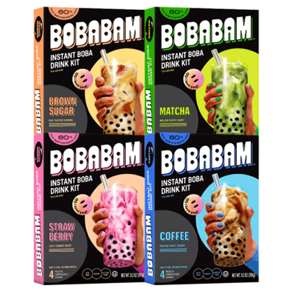 Get a Free Box of BOBABAM Instant Boba Drink Kits