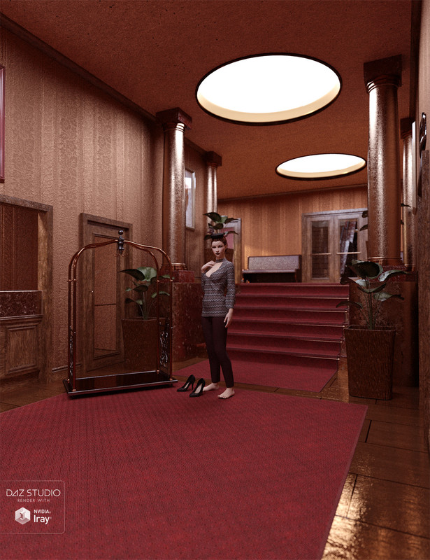 Art Deco Hotel Lobby (DS only)