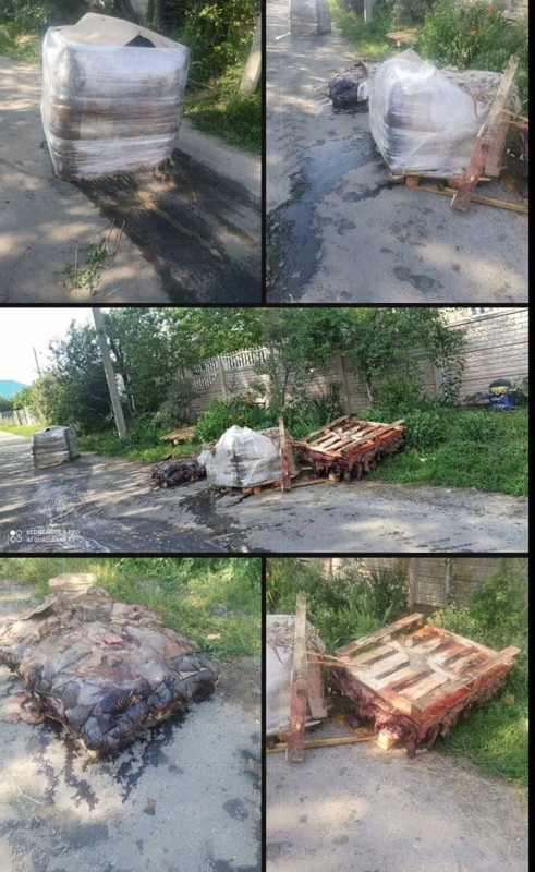 Оккупанты пакуют трупы своих солдат на поддоны и сжигают в мобильных крематориях