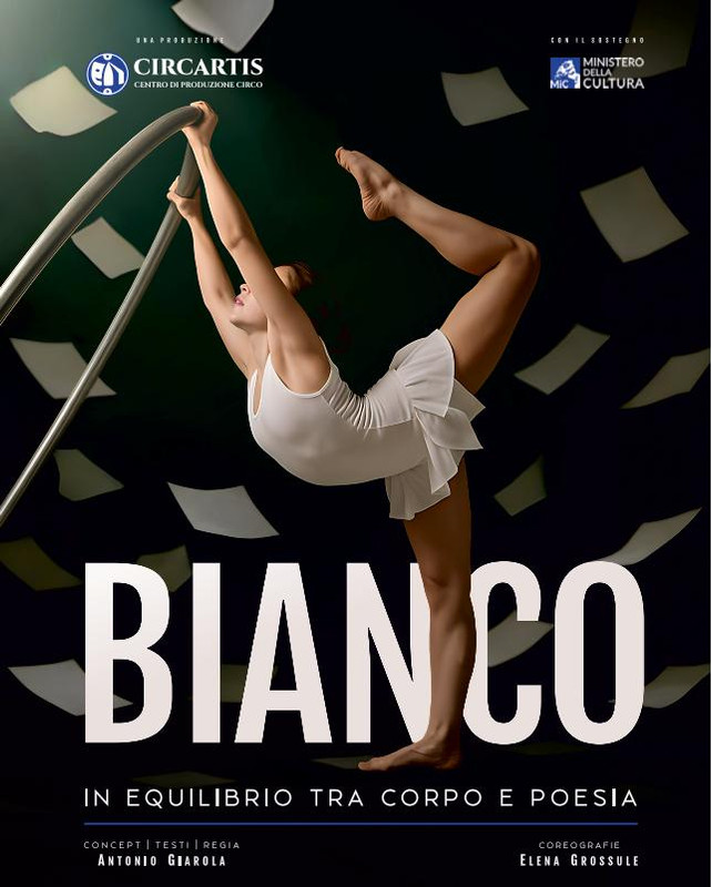 BIANCO, spettacolo di Circo-Danza a Verona e Valeggio sul MIncio – 8, 9 e 10 dicembre 2025