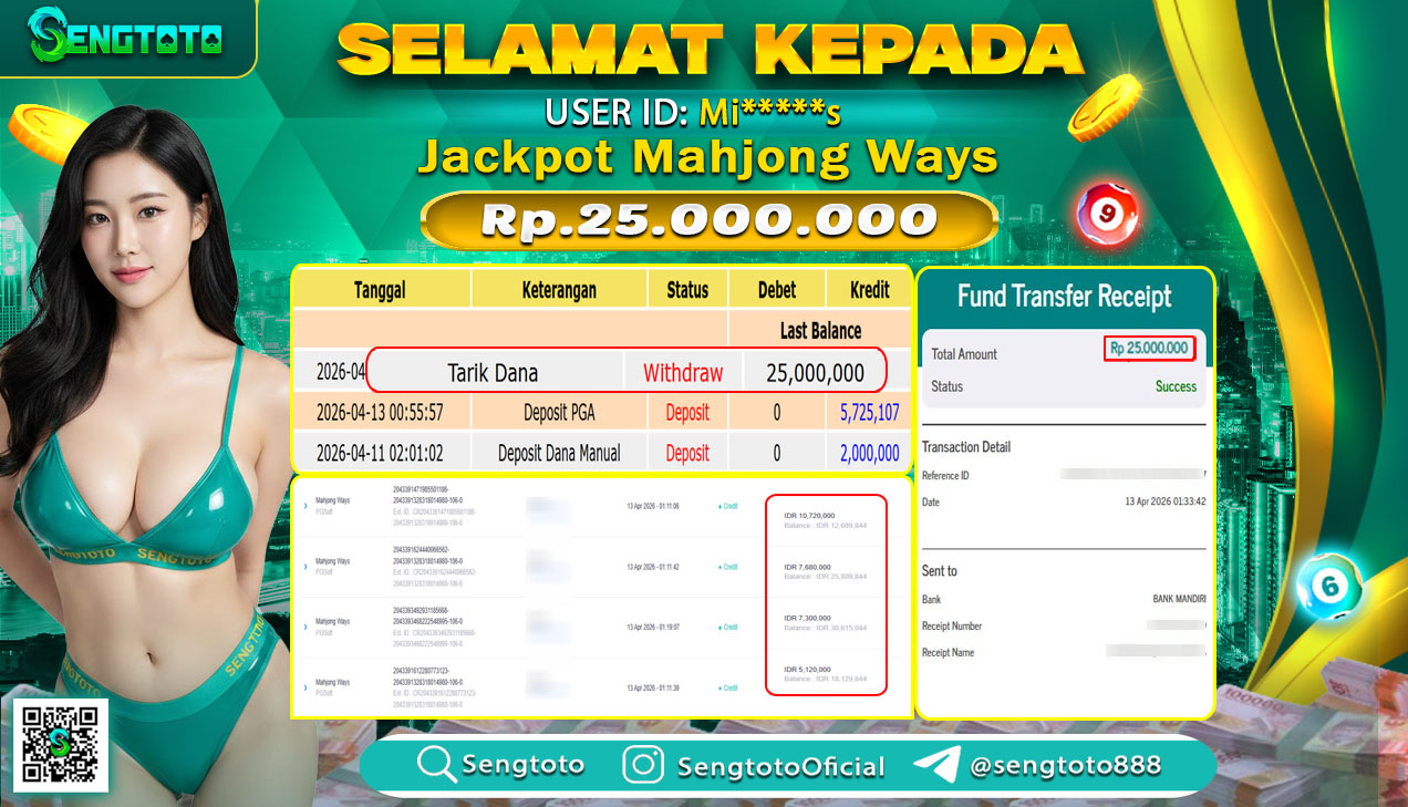 BUKTI PEMBAYARAN SLOT MAHJONG WAYS