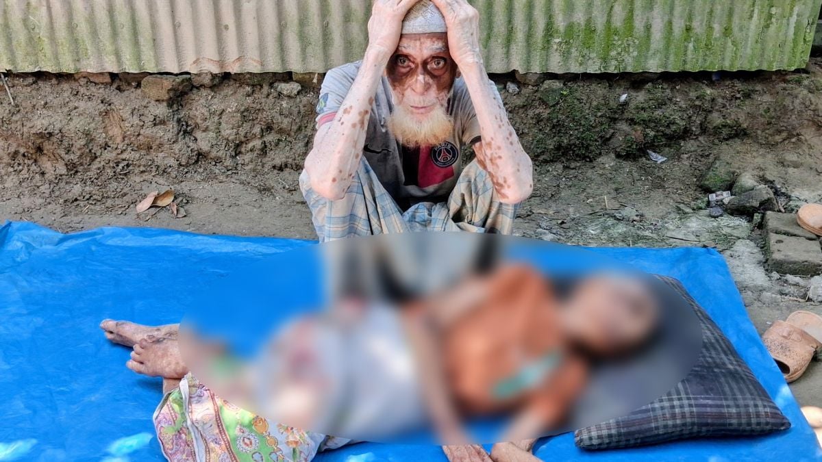স্ত্রীকে কোলে নিয়ে খাবারের আকুতি, সেই নূরজাহান আর নেই
