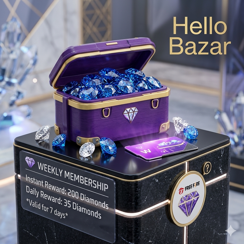 FREE FIRE WEEKLY MEMBERSHIP