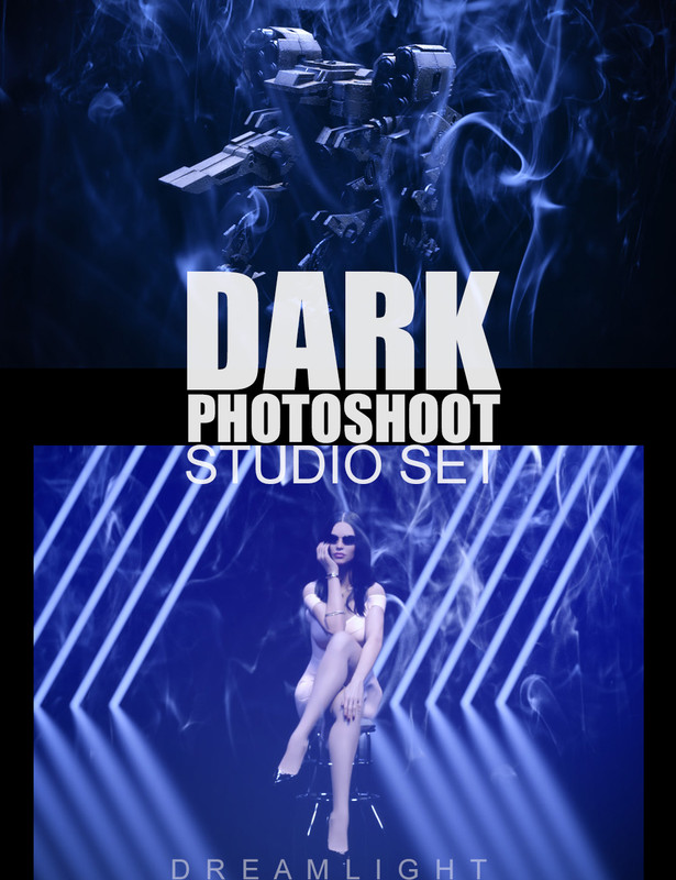 dark photoshoot studio set 00 main daz3d