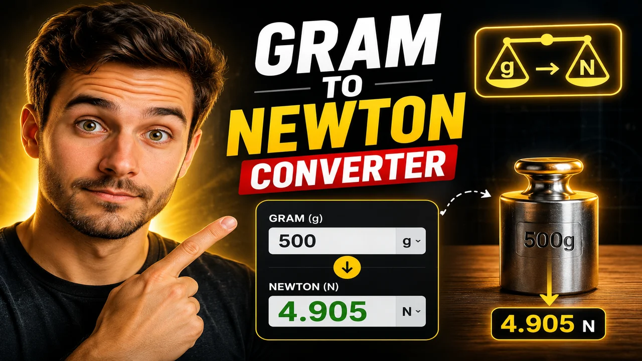 Gram Force To Newton Converter