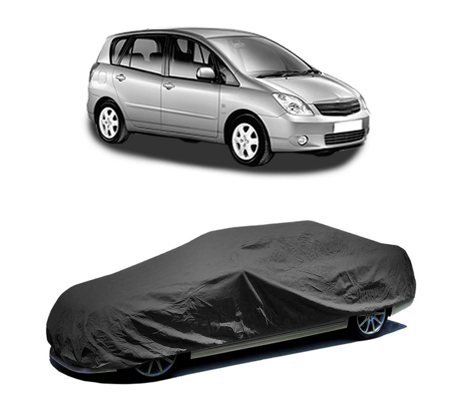 Husa tip prelata auto pentru TOYOTA COROLLA Verso (_E12_) 2001 - 2004,culoare negru, material textil impermeabil, rezistanta la intemperii praf UV, CARPASSION Husa Protectie