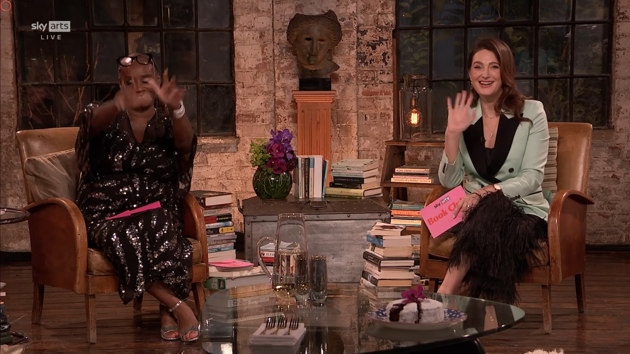 11.22 - 17.00.00 - Sky Arts Book Club Live. Andi Oliver and Elizabeth....ts_snapshot_02.00.48.277