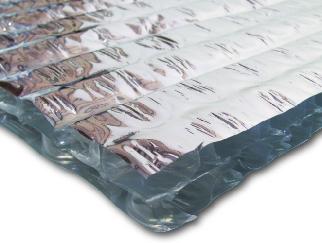 Foil Bubble wrap Metalized Insulation Bubble Cushioning 375mm x 50m