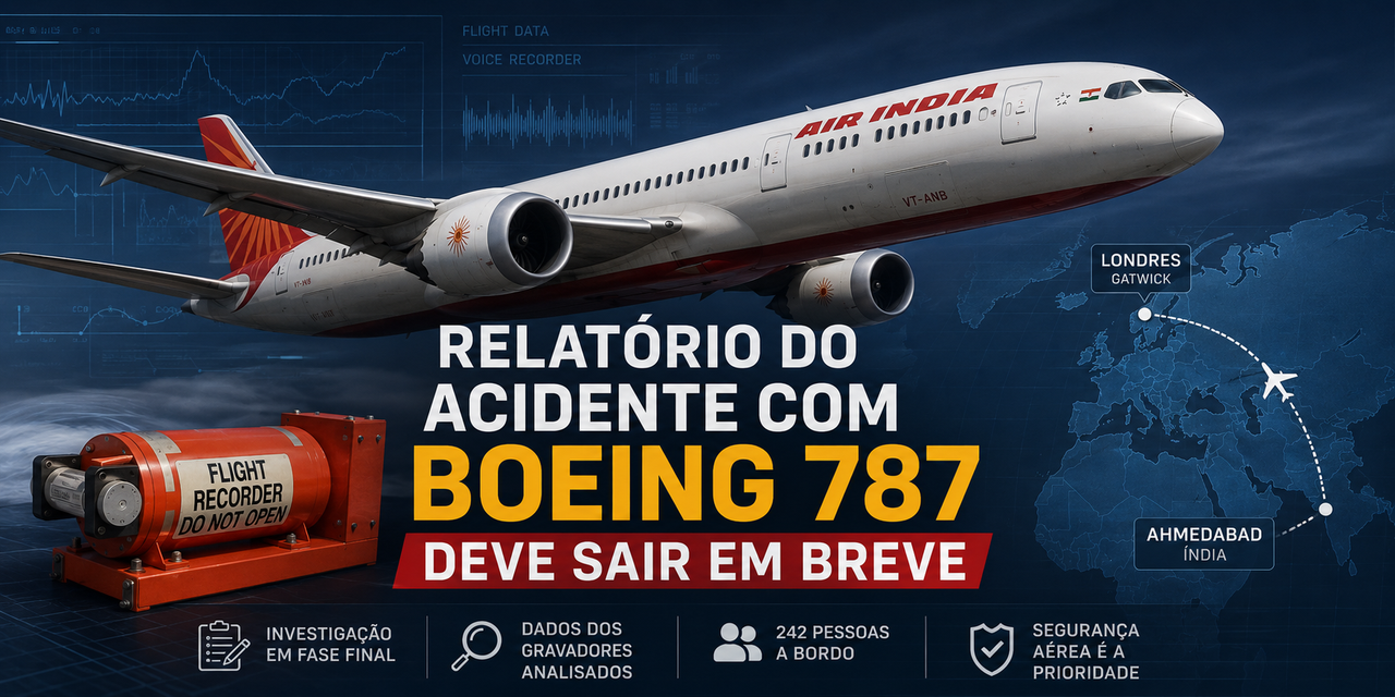 Ministro da Índia diz que relatório do acidente com Boeing 787 da Air India será publicado em breve