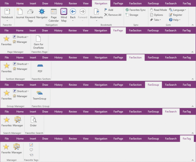 OneNoteGem Favorites 2021 v33.0.0.134