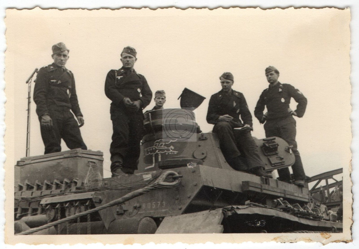 Panzer Tank gekapperter Panzer Mailing Schiff Dampfer Überfahrt 