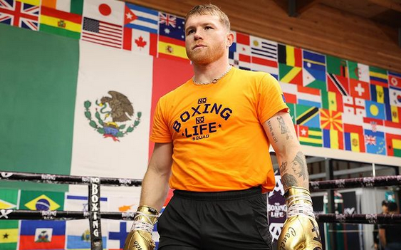 Журналист пикае кръв след удар от Канело Алварез