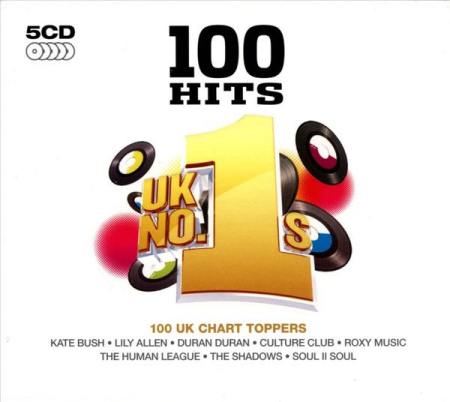 250ebe84 c7ee 4bd0 95cf 0b783bce2a09 - VA - 100 Hits UK No. 1s (5CDs) (2012) MP3