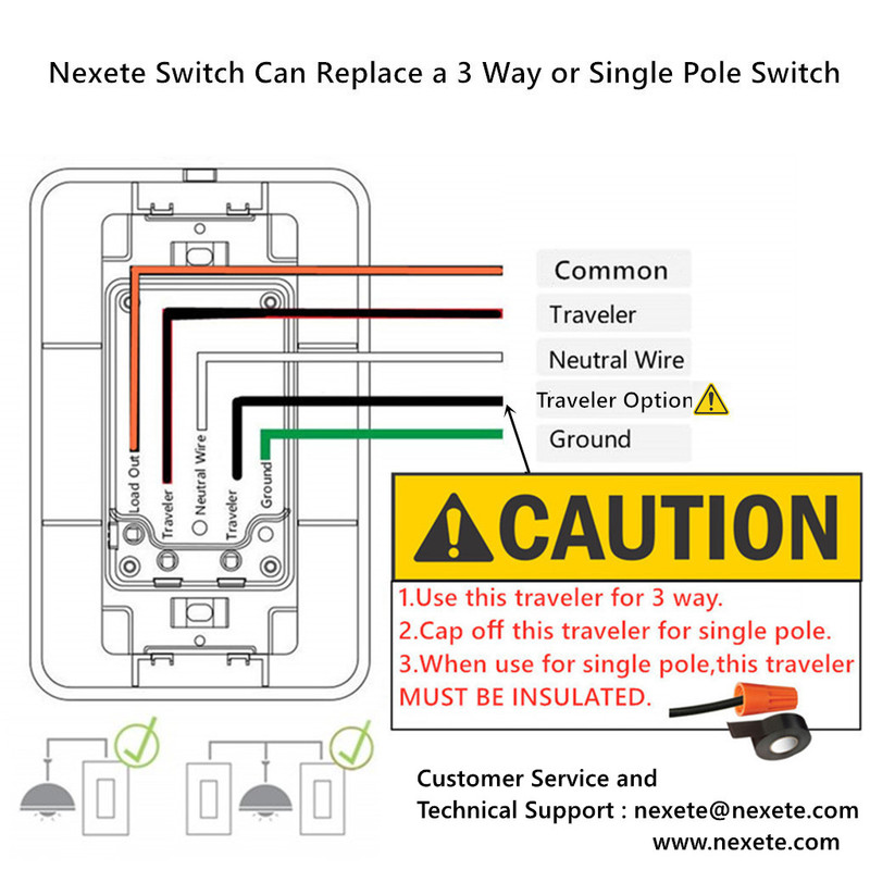 Nexete Smart Dual Light Switch,2 in 1 Single Pole Double Switch,Remote  Voice Control Smart Life App Work with Alexa Google Assistant,2.4GHz Wi-Fi  Neutral Wire Required,White(Dual Switch 2-Pack) - Yahoo Shopping