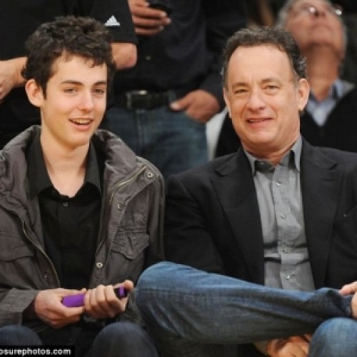 Foto di Tom Hanks  & il suo  Figlio  Truman Theodore Hanks