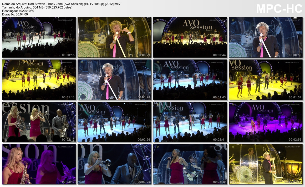 Rod Stewart - Baby Jane (Avo Session) (HDTV 1080p) [2012]