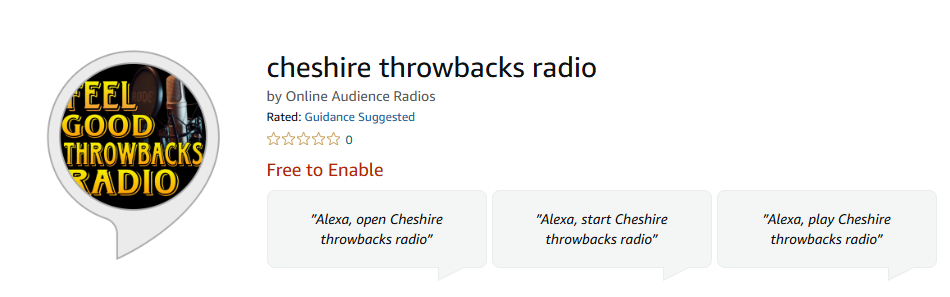 Alexa skill portfolio screenshot