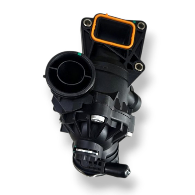 Mercedes Benz Cooling System Series Coolant Thermostat Housing for W205 C43 E400 W222 S400L W166 GLE450 M276 V6 3.0L 3.5L (OE: 2762000315 / A2762000315 / 2762000115 / 2762000515)