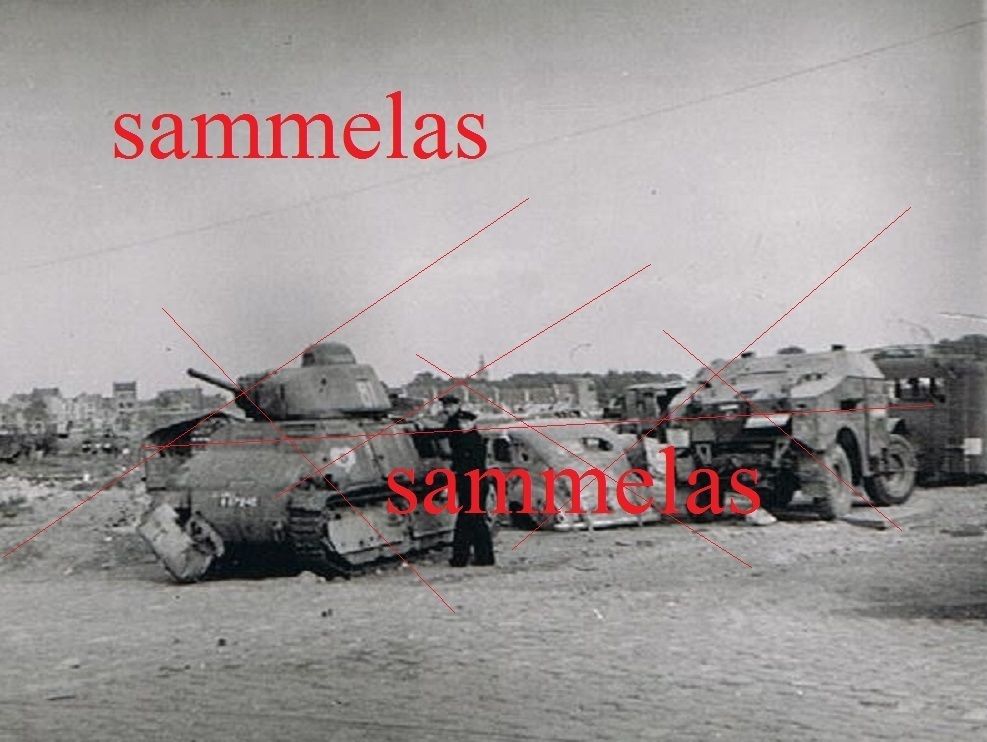 Dünkirchen franz.PANZER PKW engl.Fahrzeuge Zerst