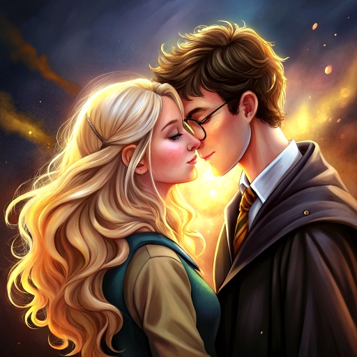luna-lovegood-and-harry-potter-kissing