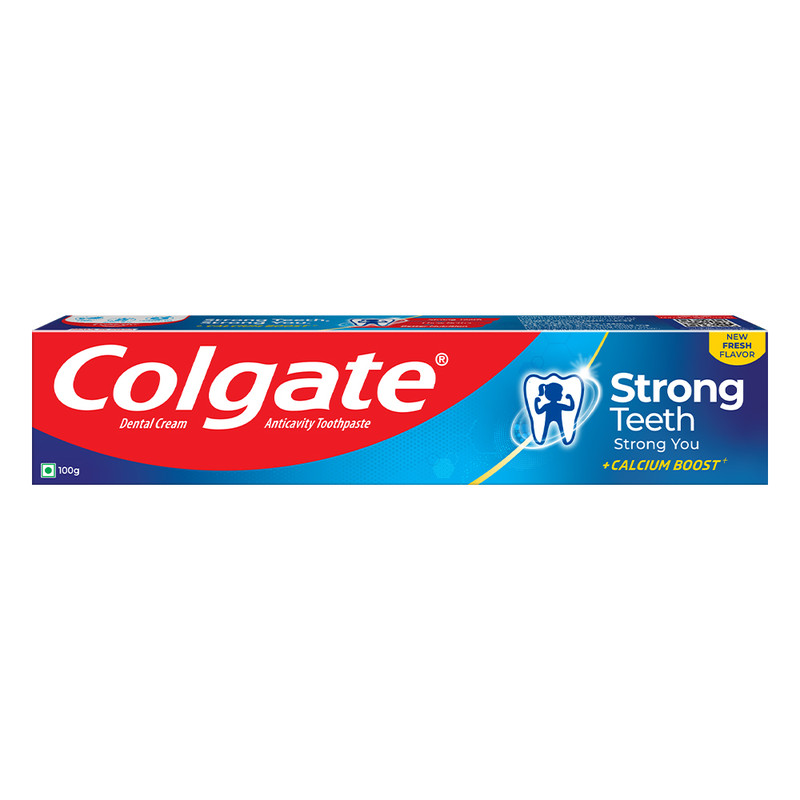 Colgate Strong Teeth Toothpaste with Calcium Boost 100g