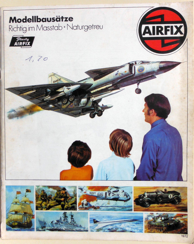 Plasty Airfix Catalogue 1972