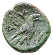 Bronce acuñado en Abido (Tróade) 320-200 a.C. Abido-Troade-reverso