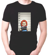 Camiseta Caras Maus Procurado Suspeito Chucky