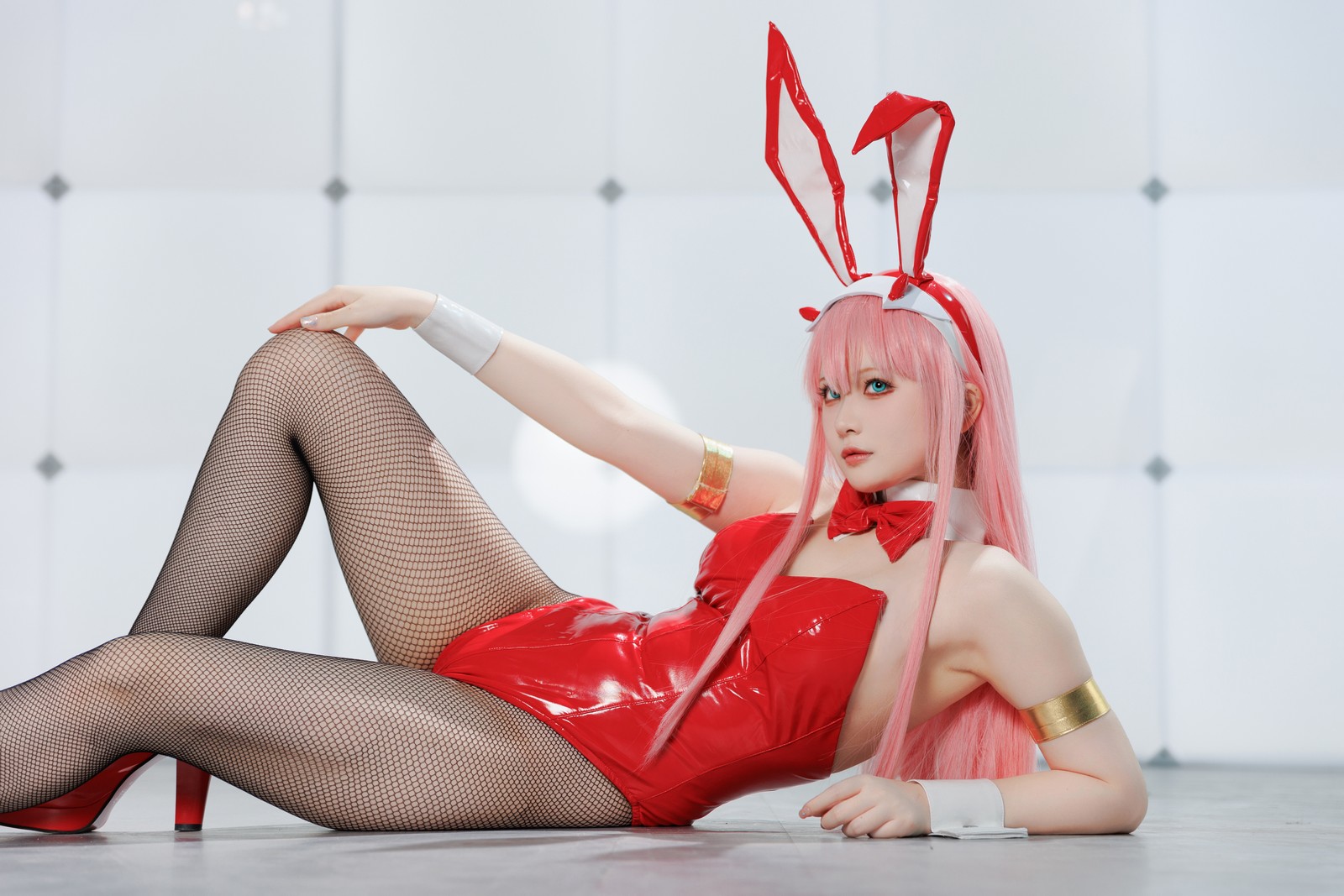 屿鱼 Yuyu Zero Two Cosplay 写真图集｜Darling in the Franxx 高清摄影（39P｜356MB）插图6