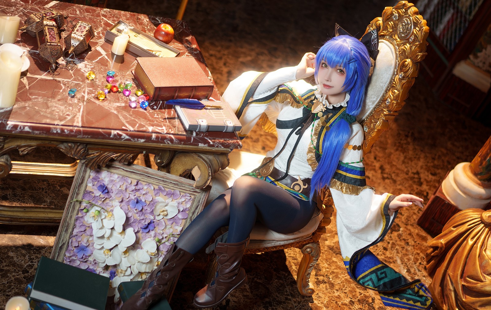 一千只猫薄禾写真 – 魔女·安洁 Cosplay 高清写真套图（18P / 234.4MB）