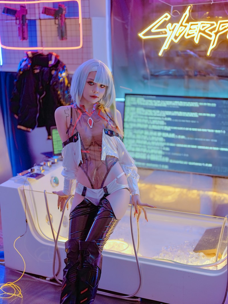 Joyce Lin2x Lucy Cosplay Cyberpunk Edgerunners 高清图集 51P插图4