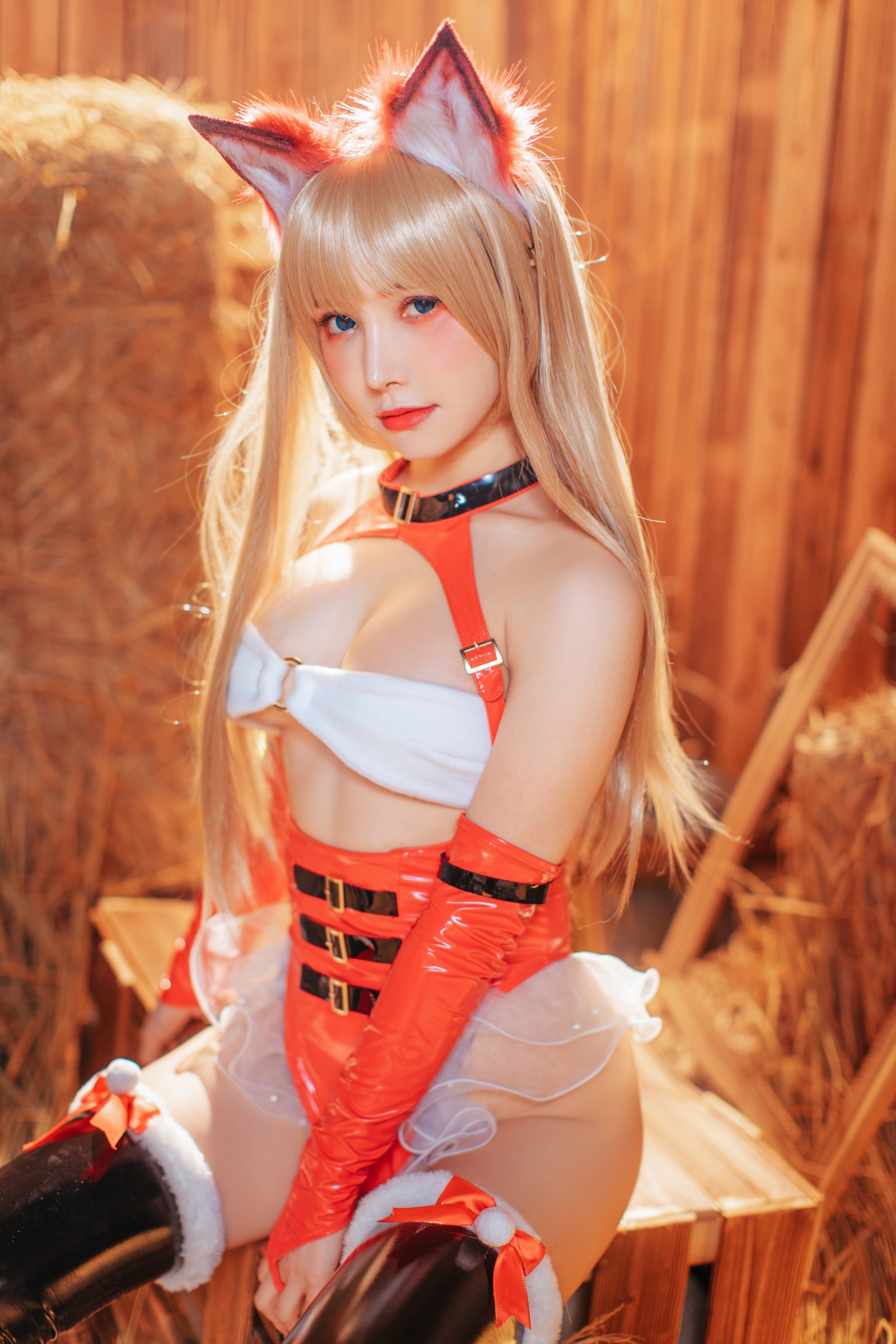 一千只猫薄禾写真 – 圣诞狼女 Cosplay 写真合集 含视频（40P+1V / 726.6MB）插图9