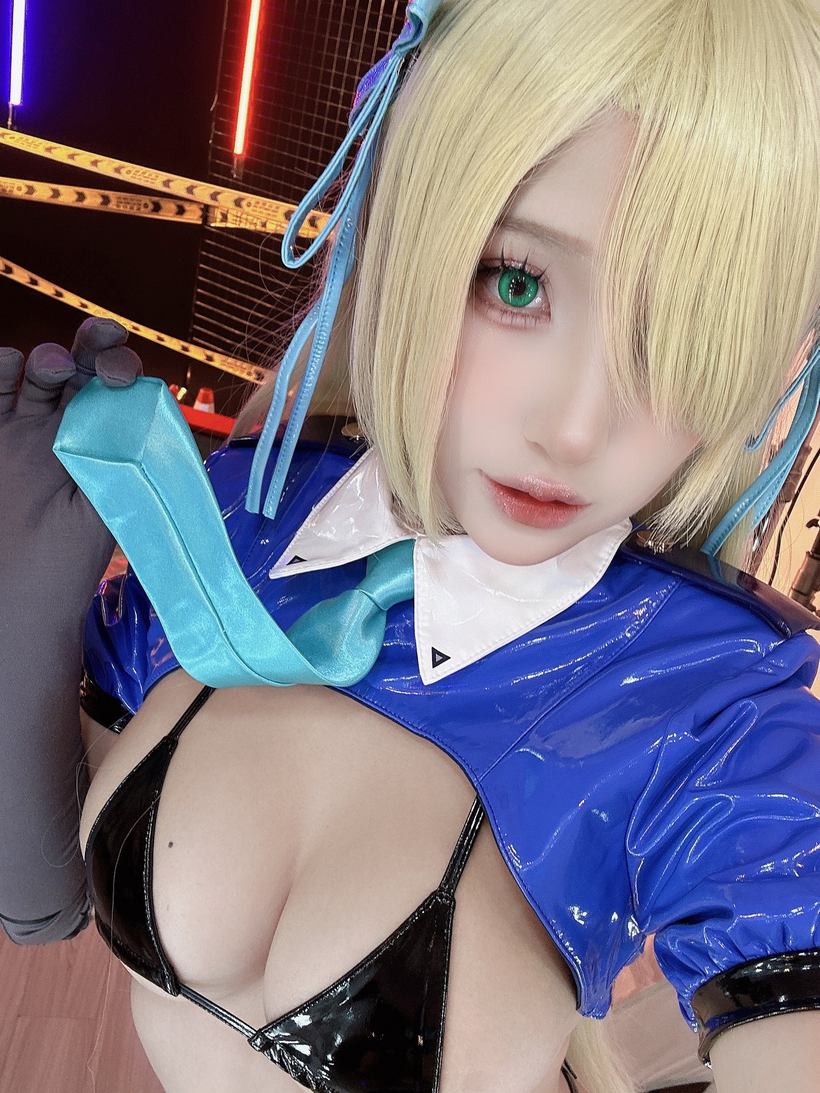 Puy Puy – 一之濑明日奈 Asuna Police Cosplay 写真合集（133P+7V-4.59GB）插图7