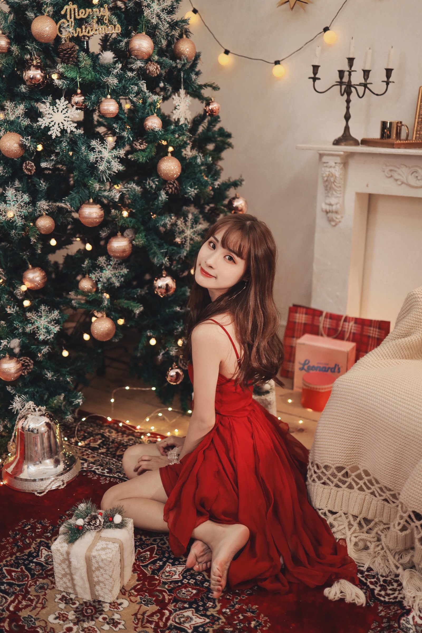 泥泥汝 圣诞主题 A 写真图集｜节日风格高清摄影（50P｜192MB）插图1