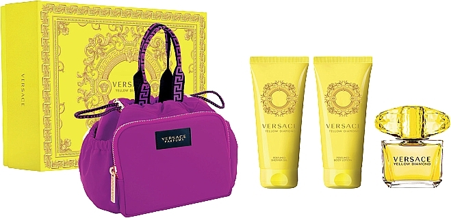 VERSACE YELLOW DIAMOND SET EDT 90ML + S/G 100ML +B/L 100ML +BAG