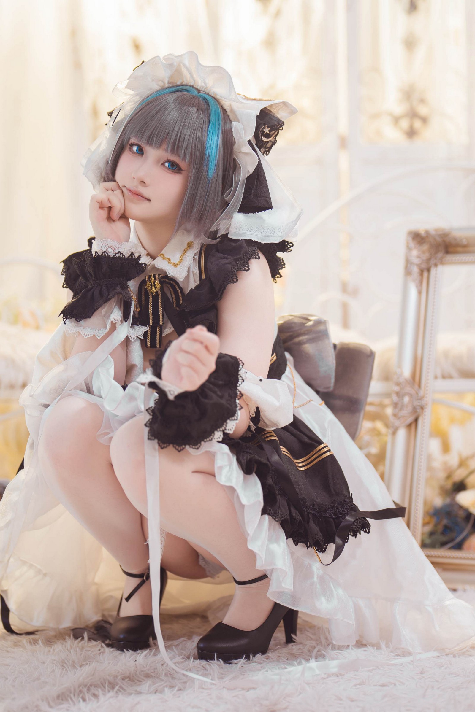 屿鱼 Yuyu 碧蓝航线 柴郡 Cosplay 写真图集｜Azur Lane（54P｜138MB）插图1