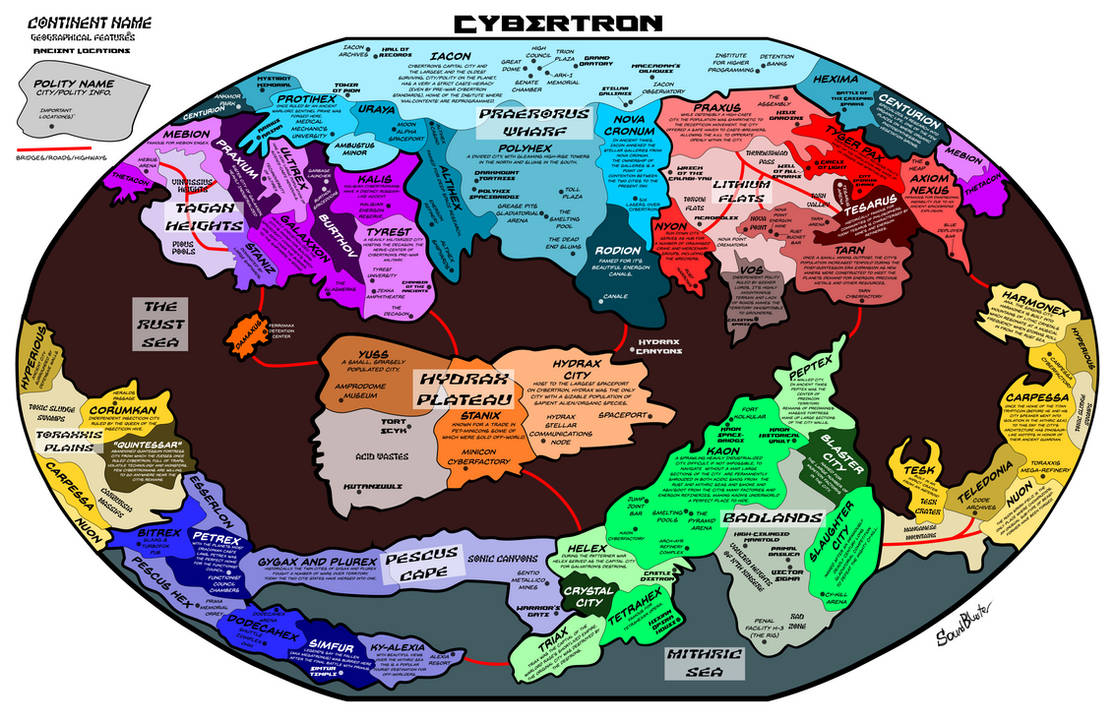 Cybertron Map