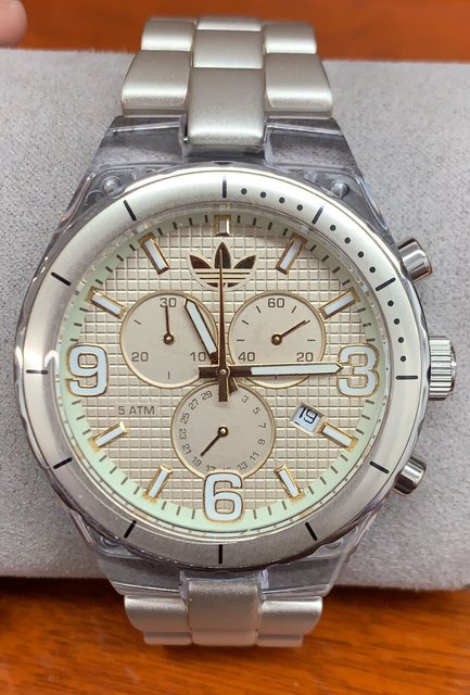 Adidas Unisex Cambridge Gold Aluminum Quartz Watch ADH2544 ADH2544