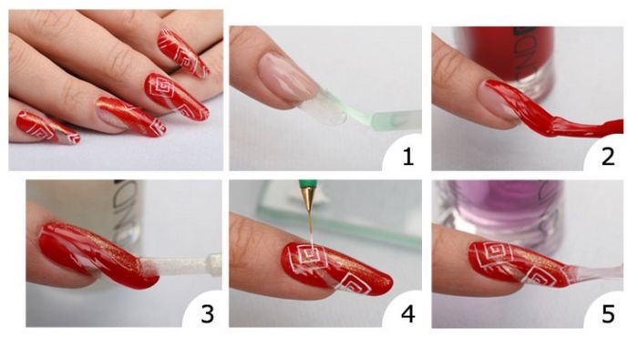 Простые и красивые дизайны ногтей гель-лаком. Фото, как сделать пошагово для начинающих
