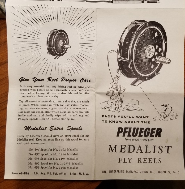 Dating Pflueger Medalist Reels - Page 2 - The Classic Fly Rod Forum