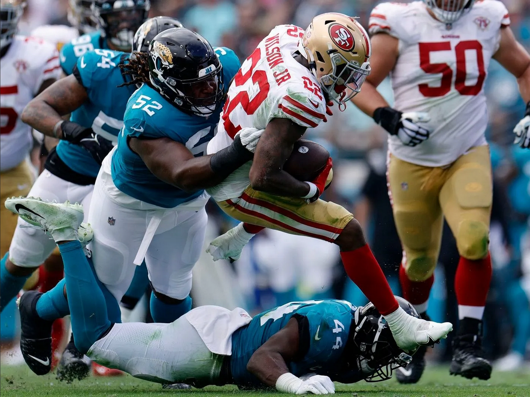 49ers vs Jaguars, Semana 10: Pronóstico y dónde ver en vivo el juego