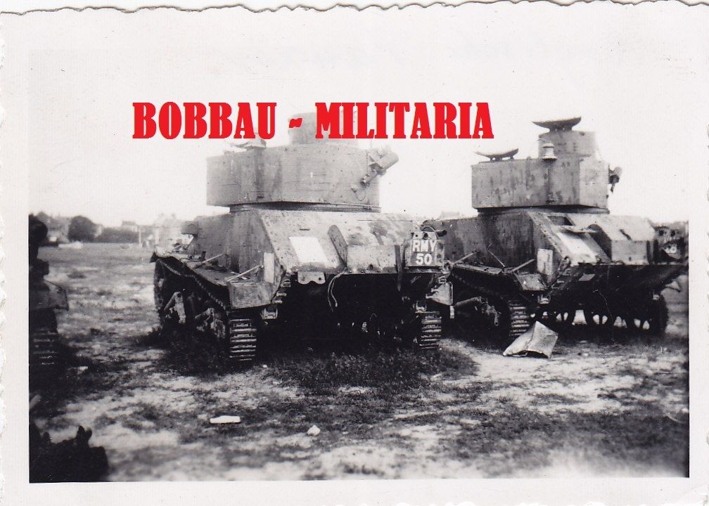 Frankreich Dünkirchen erbeuteter englische Panze