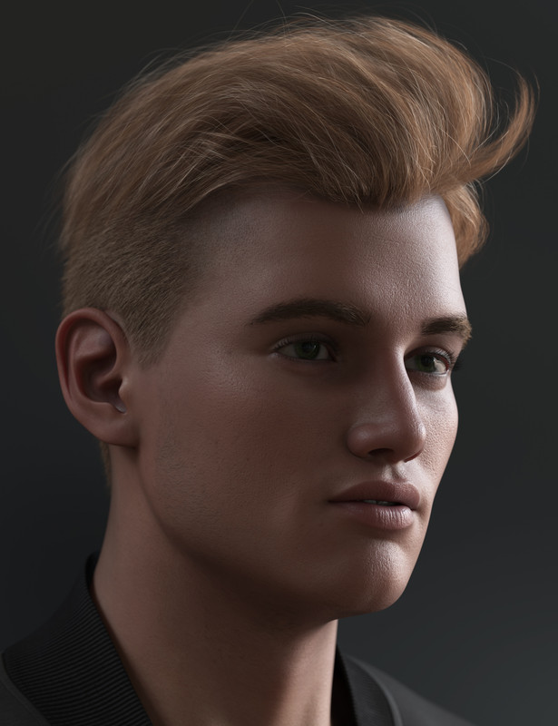 Tjark Short Hair for Genesis 8 and 8.1 Males Tjark Short Hair for Genesis 8 and 8.1 Males