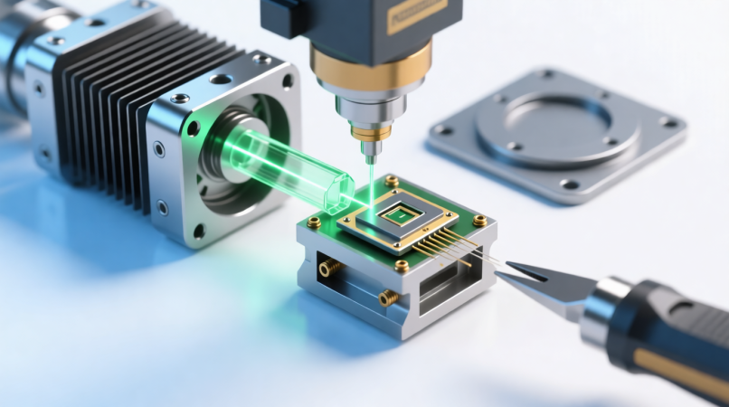 Замена насоса в неодимовом лазере