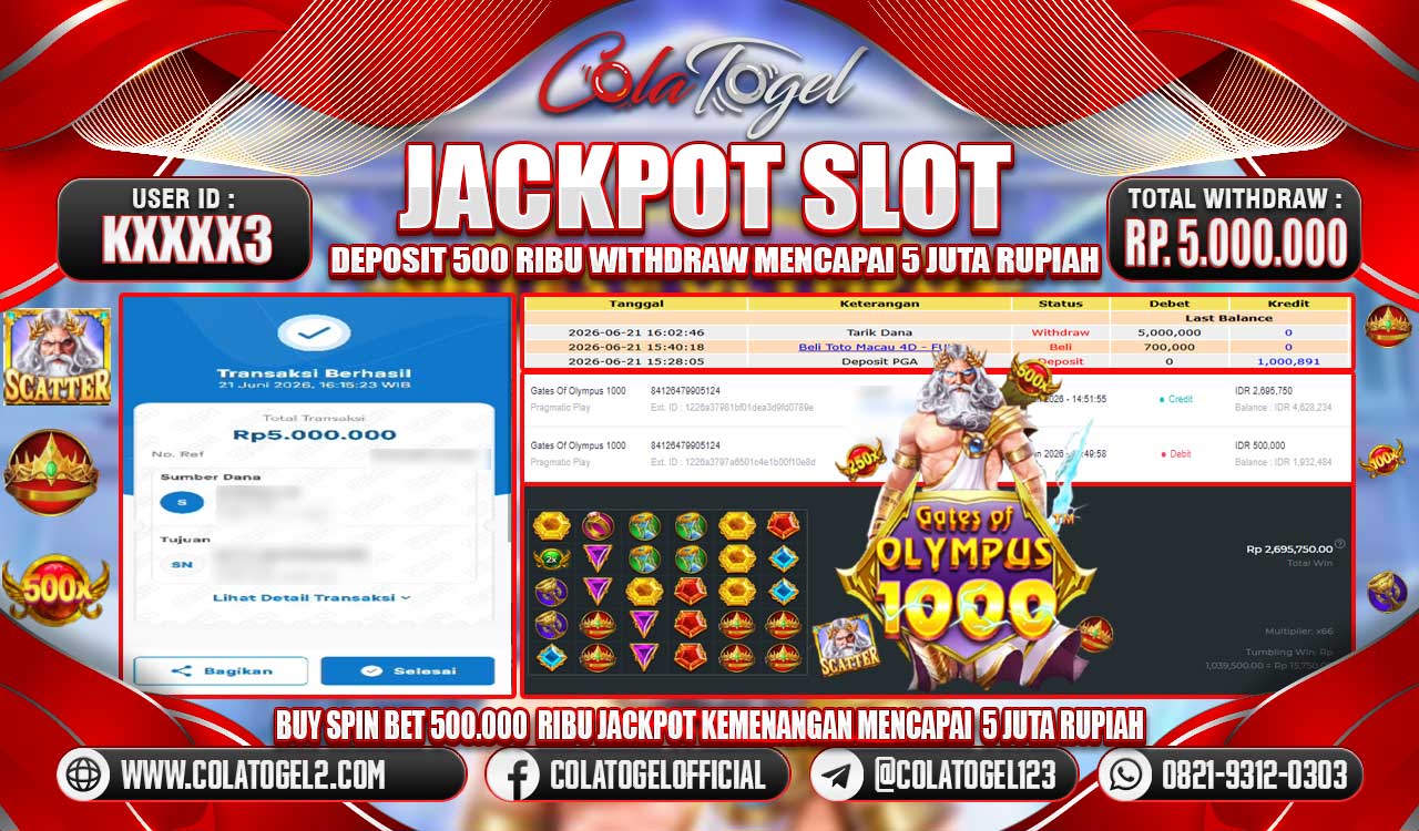 JACKPOT SLOT GACORR!!