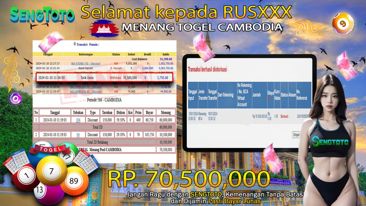 BUKTI PEMBAYARAN TOGEL CAMBODIA