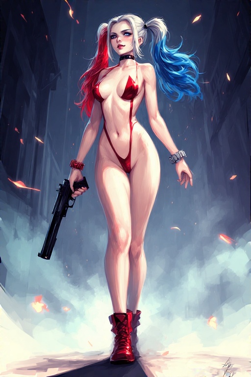 Harley-Quinn-in-naked-full-bod-28