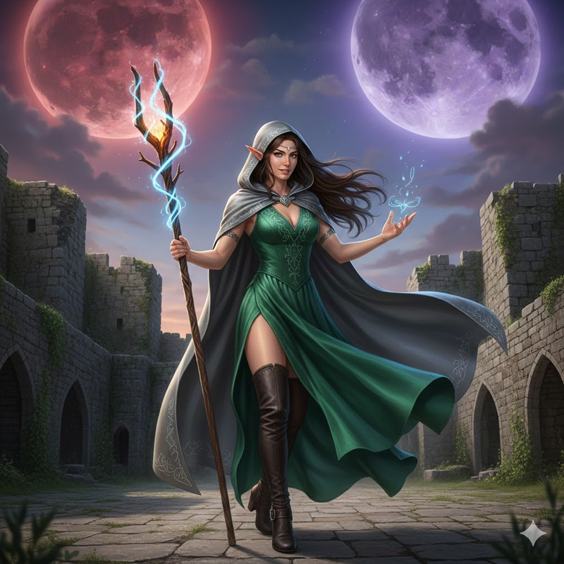 Gretchen, the Elf Wizard