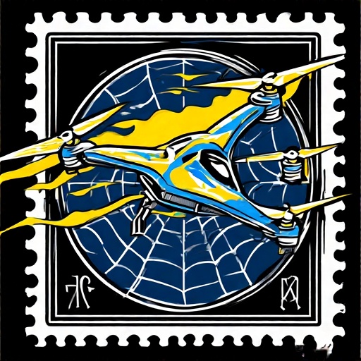Postal-stamp-style-art-of-a-fl-55