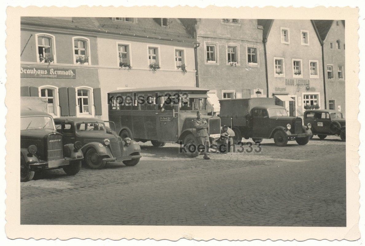 Opel LKW Adler PKW Bus Div. Nachschubführer Kenn